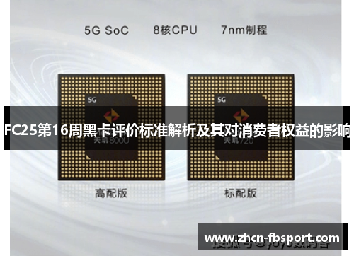 FC25第16周黑卡评价标准解析及其对消费者权益的影响
